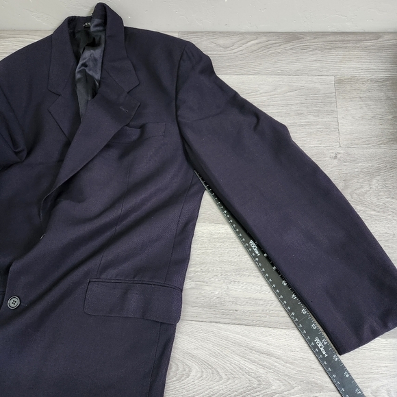 Loro Piana -Hugo Boss Blazer 44L Made in USA‎ Business Professional Classic Wool - Picture 8 of 13